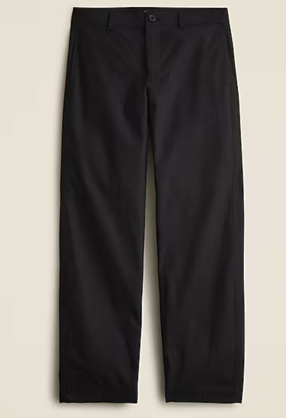 J.Crew Lasso Barrel Leg Pants Womens 28 Black Cotton-Linen Blend Hi-Rise CK354